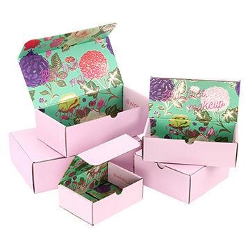 Pink Floral design mailer box