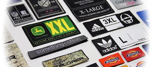 Different kinds of fabric labels