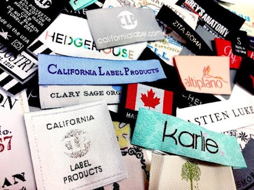 All kinds of fabric labels