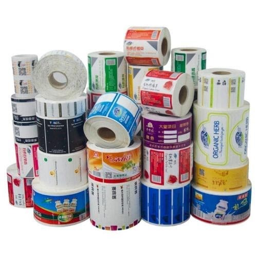 Different types of adhesive labels